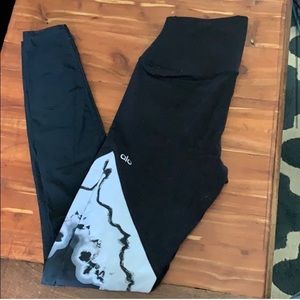 Alo Print and Mesh Leggings